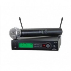 Microfone SLX4 sem fio UHF profissional