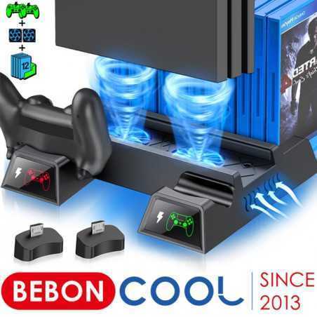 Base e suporte de carregamento para PS4, PS4 Slim e Pro